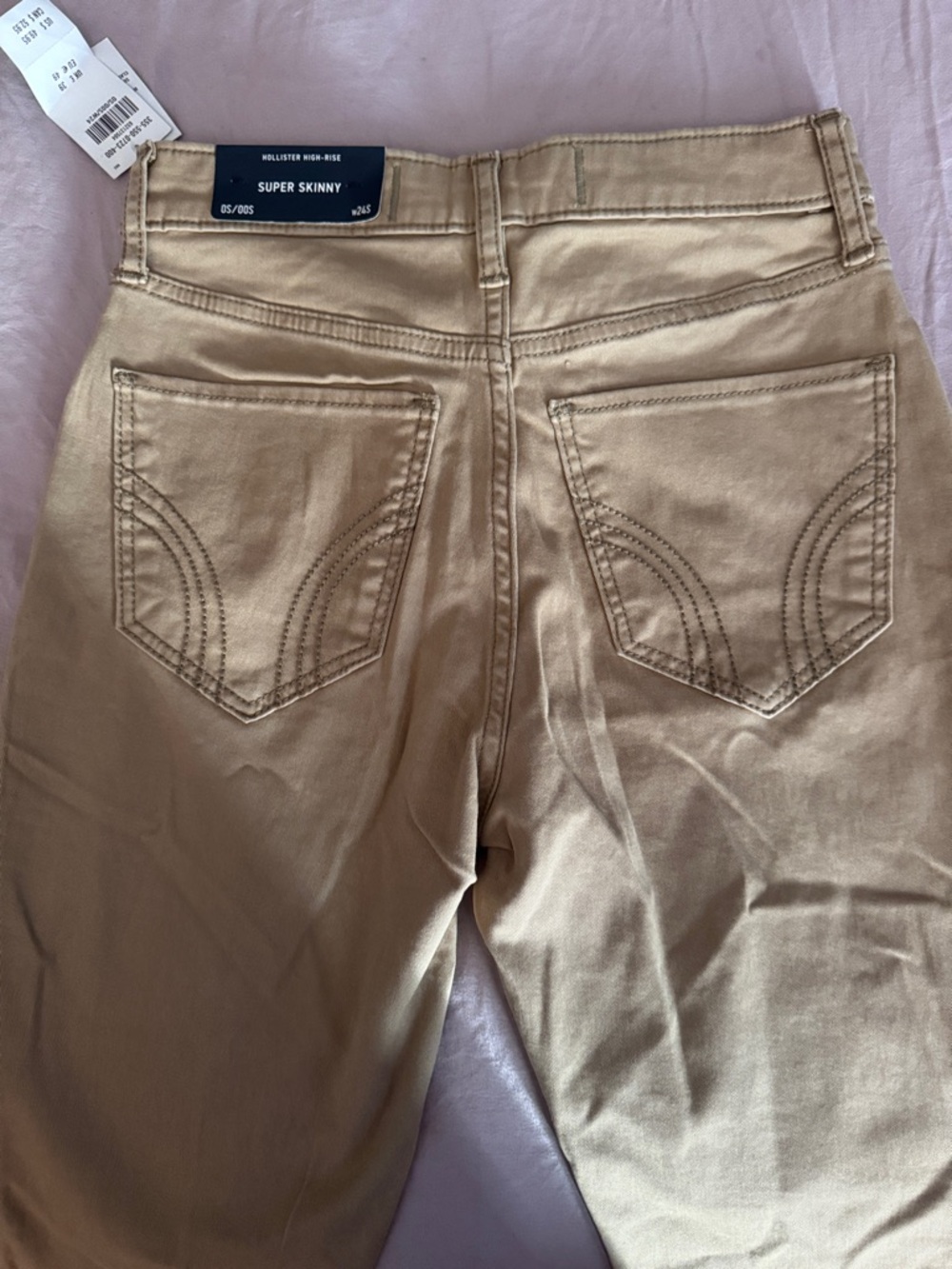 Hollister Super Skinny Jeans in Tan